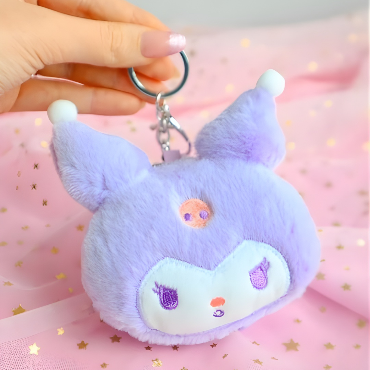 Kuromi Mirror with Keychain - Tinyminymo