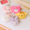 Plush Sanrio Cosmetic Mirror with Keychain