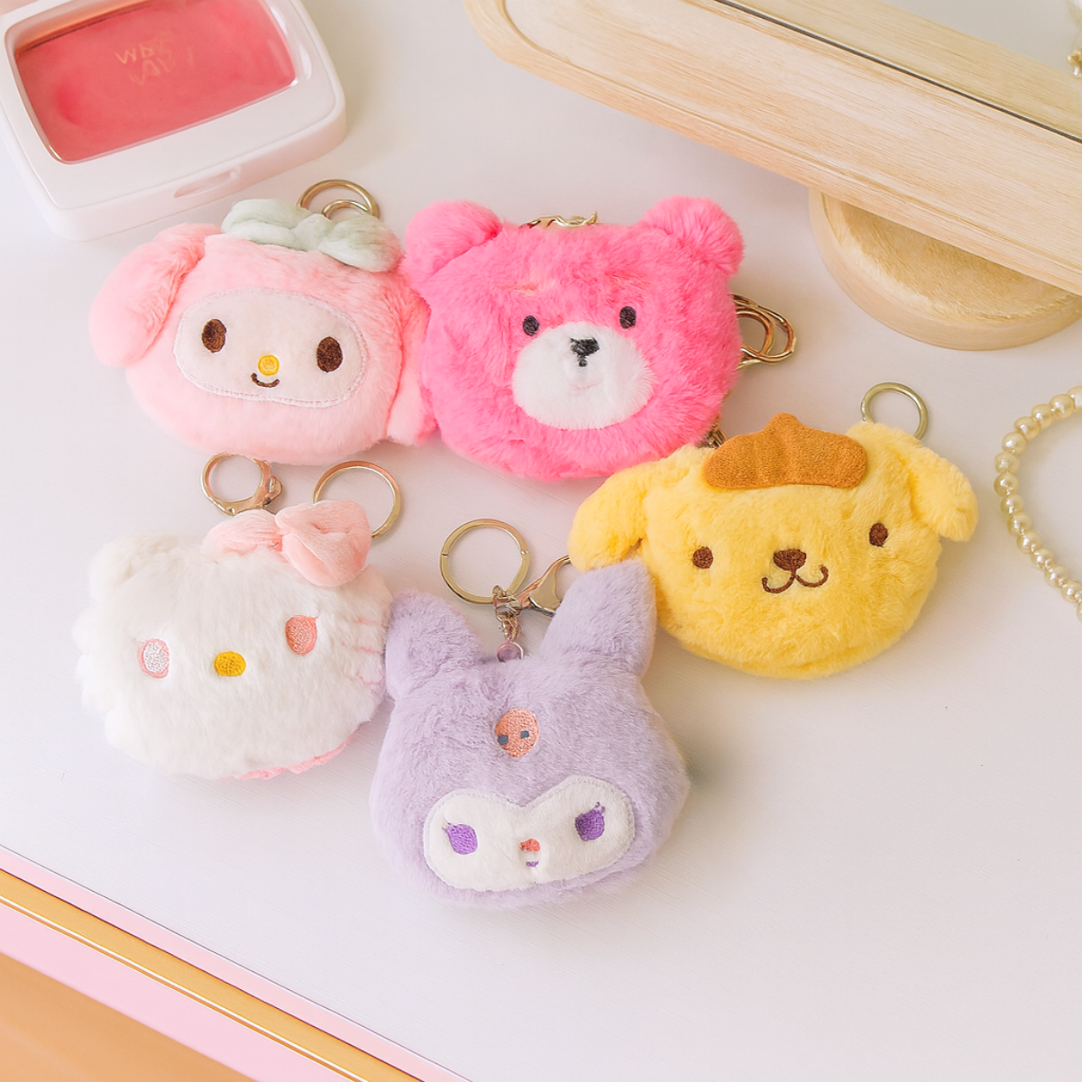 All Designs of Cosmetic Mirror Keychain - Tinyminymo