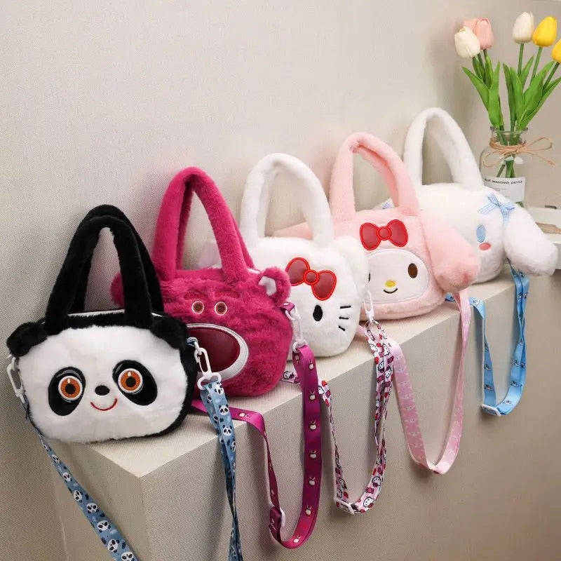 Plush Sanrio Handbag cum Sling Bag - Tinyminymo