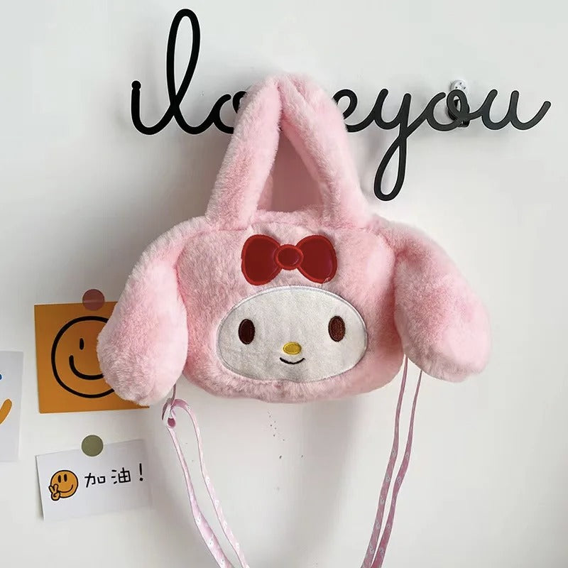Plush Sanrio Handbag cum Sling Bag - Tinyminymo