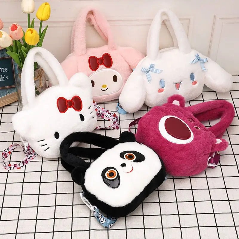 Plush Sanrio Handbag cum Sling Bag - Tinyminymo