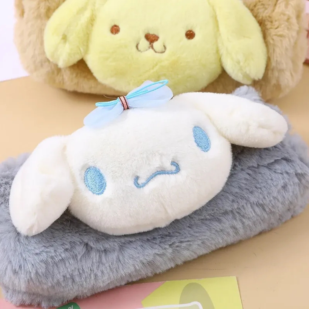 Plush Sanrio Zipper Pouch - Tinyminymo