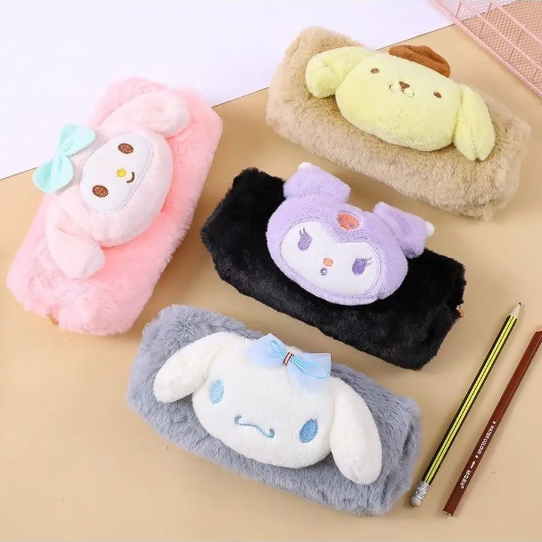 Plush Sanrio Zipper Pouch - Tinyminymo
