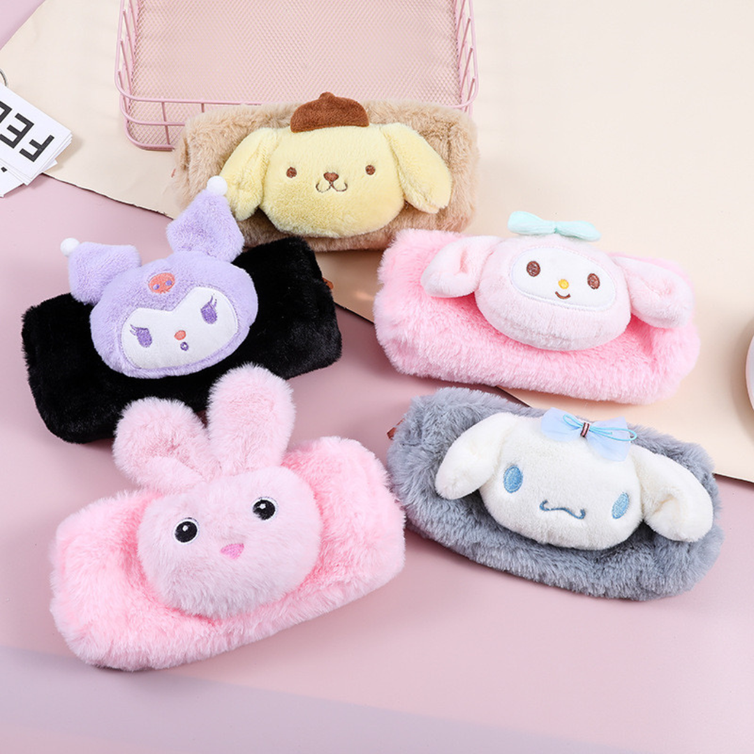 Plush Sanrio Zipper Pouch - Tinyminymo