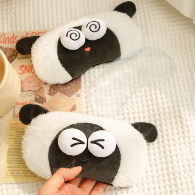 Plush Sheep Eye Mask with Gel Pad - Tinyminymo