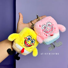 Load image into Gallery viewer, Plush SpongeBob 3D Keychain - Tinyminymo
