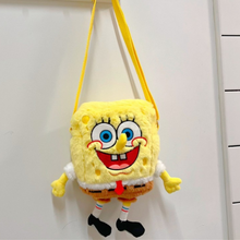 Load image into Gallery viewer, Plush Spongebob Sling Bag - Tinyminymo
