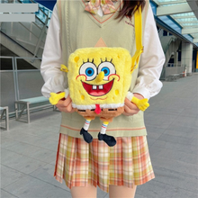 Load image into Gallery viewer, Plush Spongebob Sling Bag - Tinyminymo
