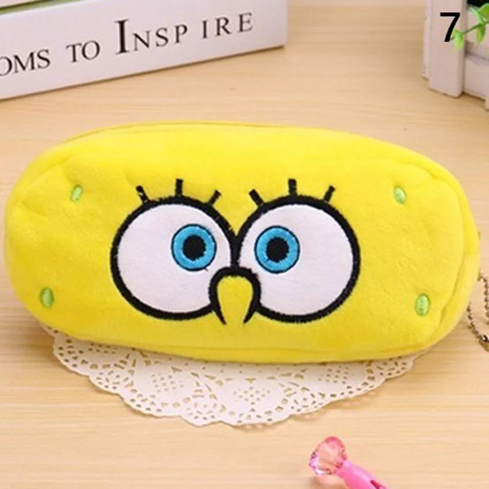 Plush Spongebob Zipper Pouch - Tinyminymo