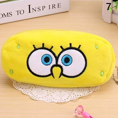 Plush Spongebob Zipper Pouch - Tinyminymo