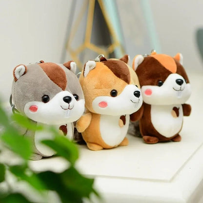 Plush Squirrel 3D keychain - Tinyminymo