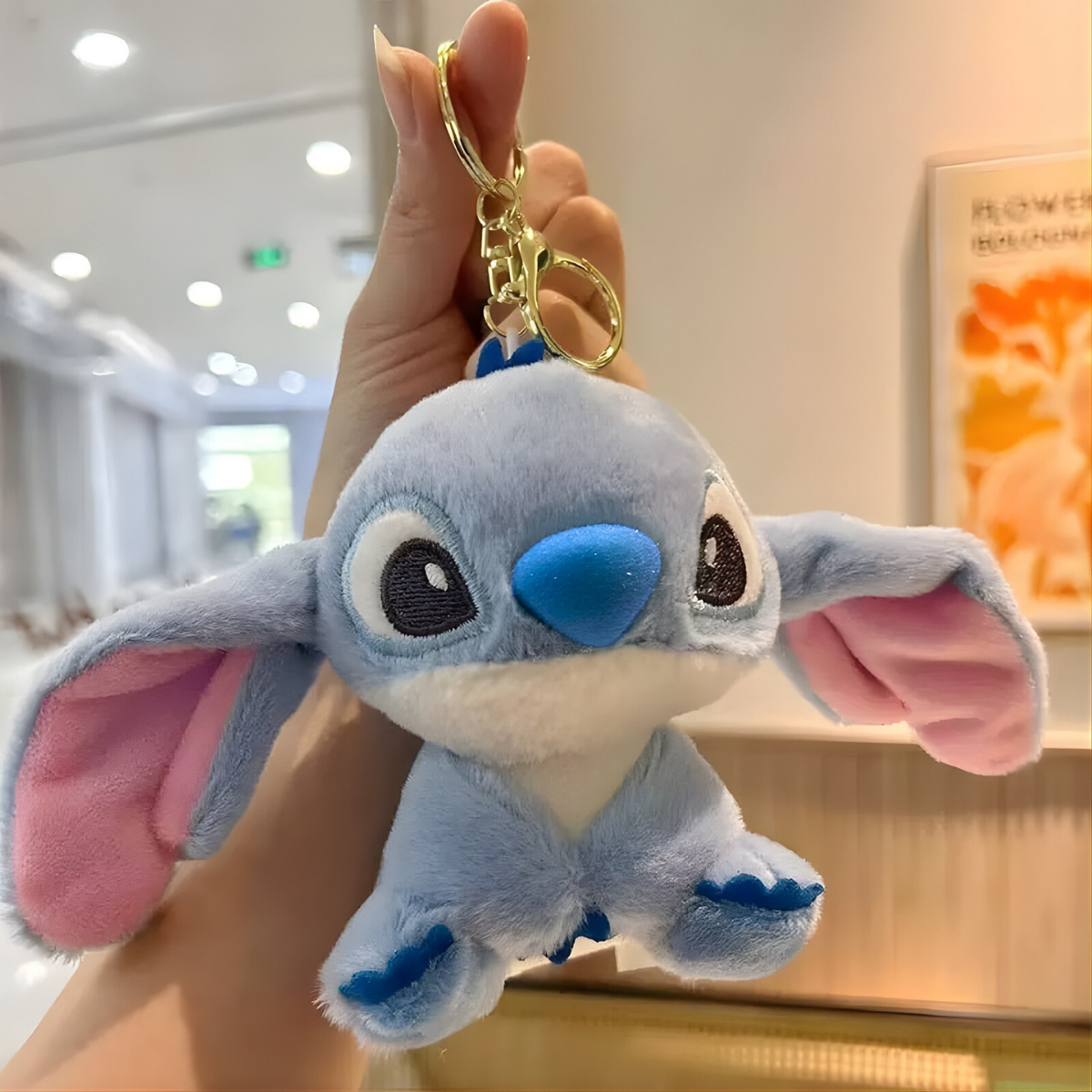 Blue Color Stitch Keychain - Tinyminymo