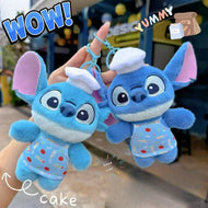 Two Chef Stitch Plush Keychains in Both Colors - Tinyminymo