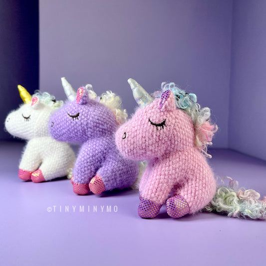 Plush Unicorn 3D Keychain - Tinyminymo