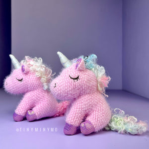 Plush Unicorn 3D Keychain - Tinyminymo