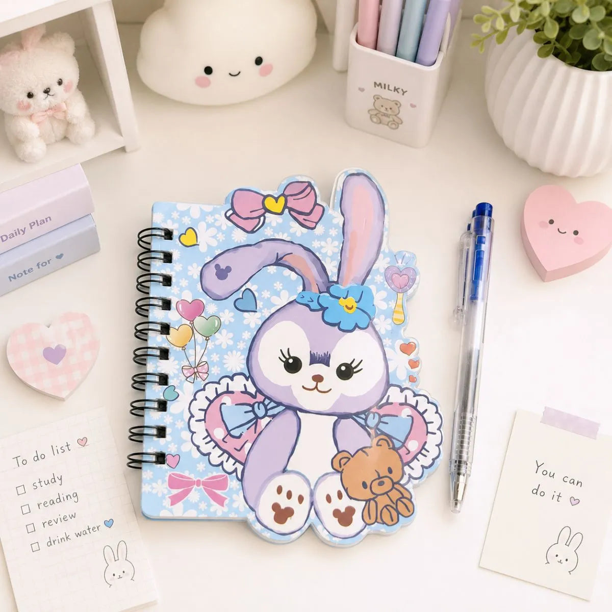 Blue Stella Lou Design Pocket Diary with Pen - Tinyminymo 