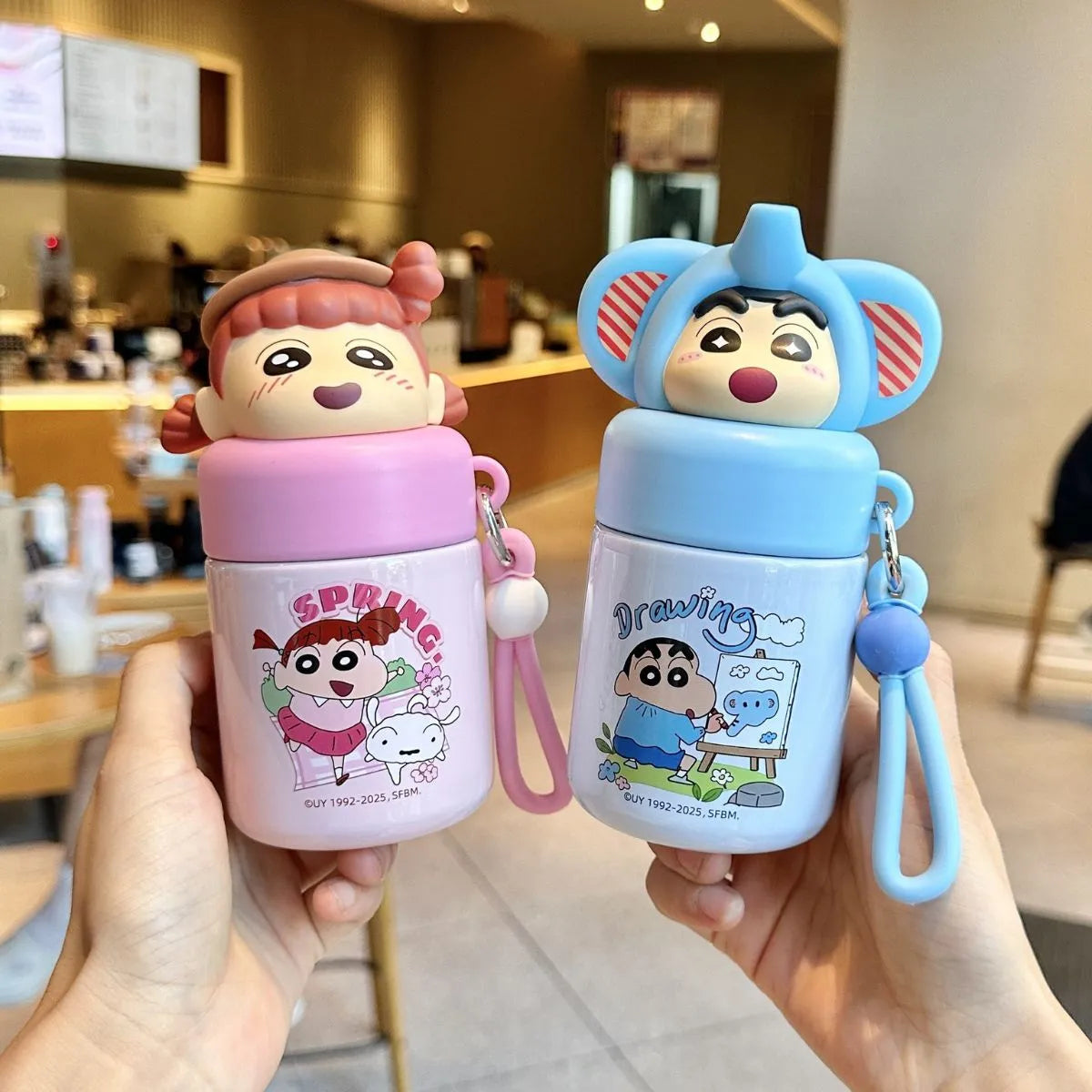 Nene and Shinchan Pocket Insulated Jar - Tinyminymo