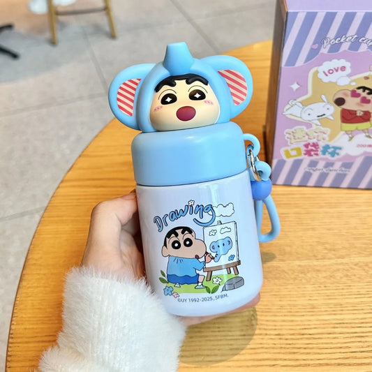 Shinchan as Elephant Pocket Insulated Jar - Tinyminymo
