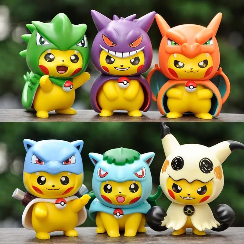 Pokemon Cosplay Pikachu Action Figure - Tinyminymo