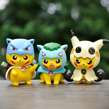 Pokemon Cosplay Pikachu Action Figure Tinyminymo