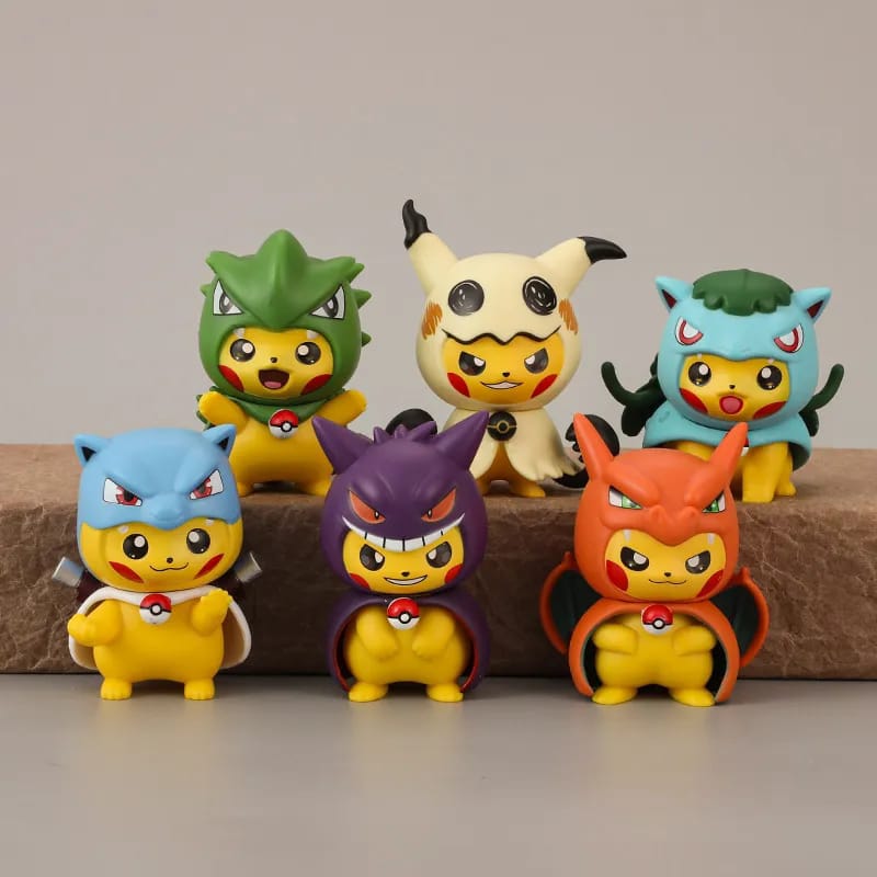 Pokemon Cosplay Pikachu Action Figure - Tinyminymo