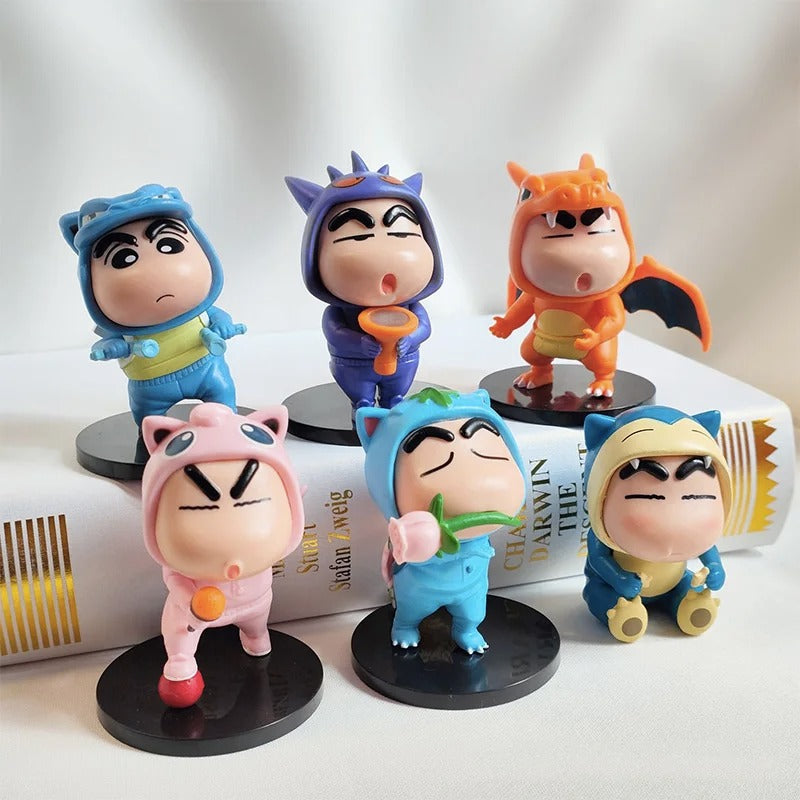 Pokemon Cosplay Shin-chan Action Figure - Tinyminymo