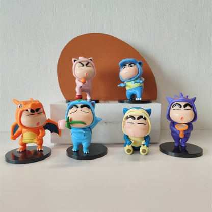 Pokemon Cosplay Shin-chan Action Figure - Tinyminymo