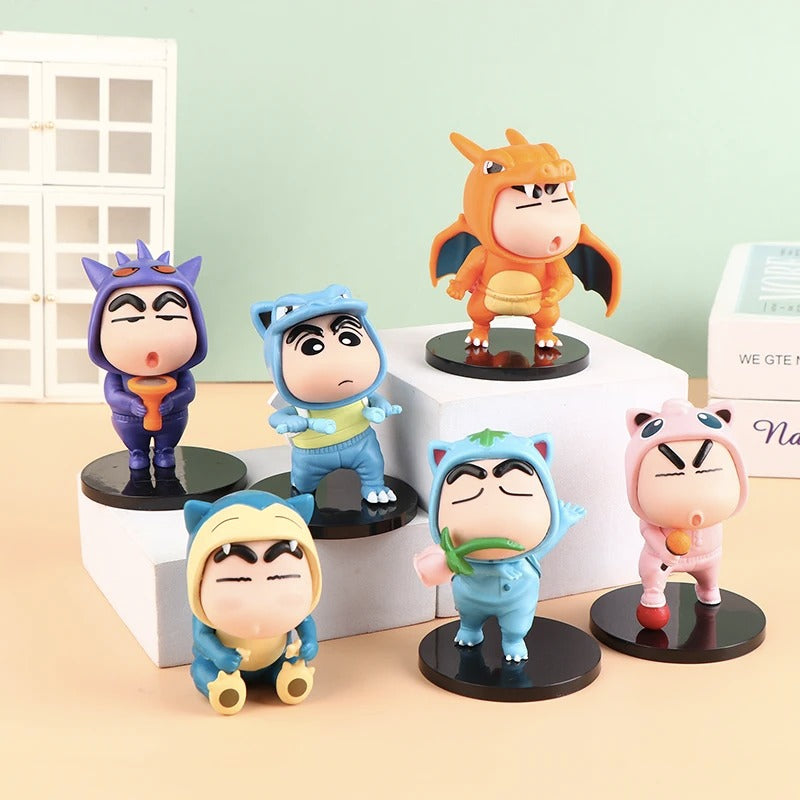 Pokemon Cosplay Shin-chan Action Figure - Tinyminymo