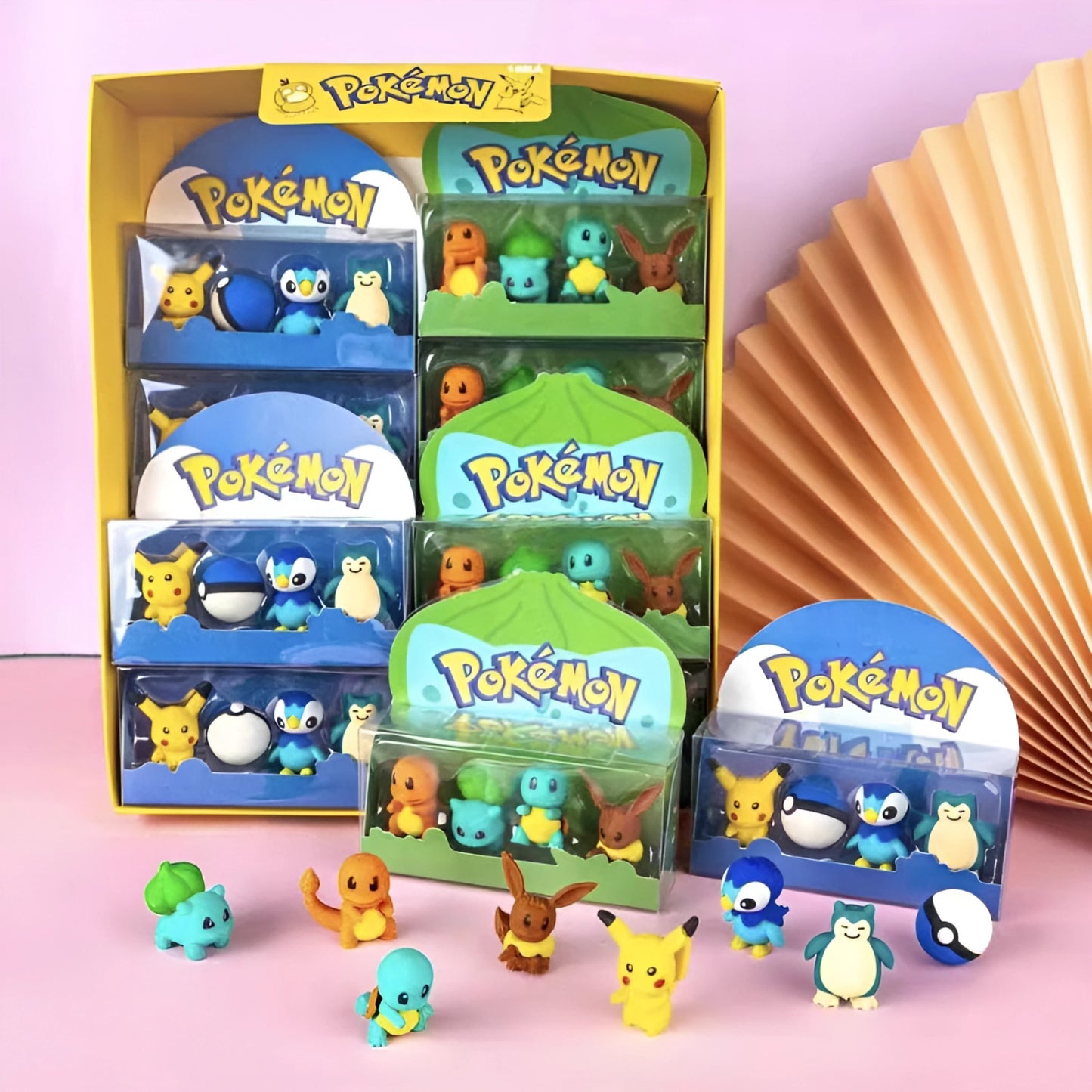 Pokemon Erasers Set of 4 - Tinyminymo