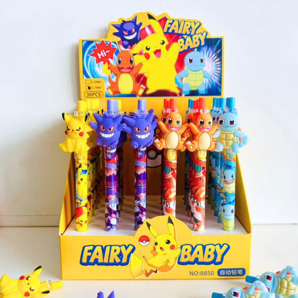 Set of Pokemon Pencils - Tinyminymo