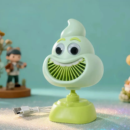 Green Color Poop Fan - Tinyminymo