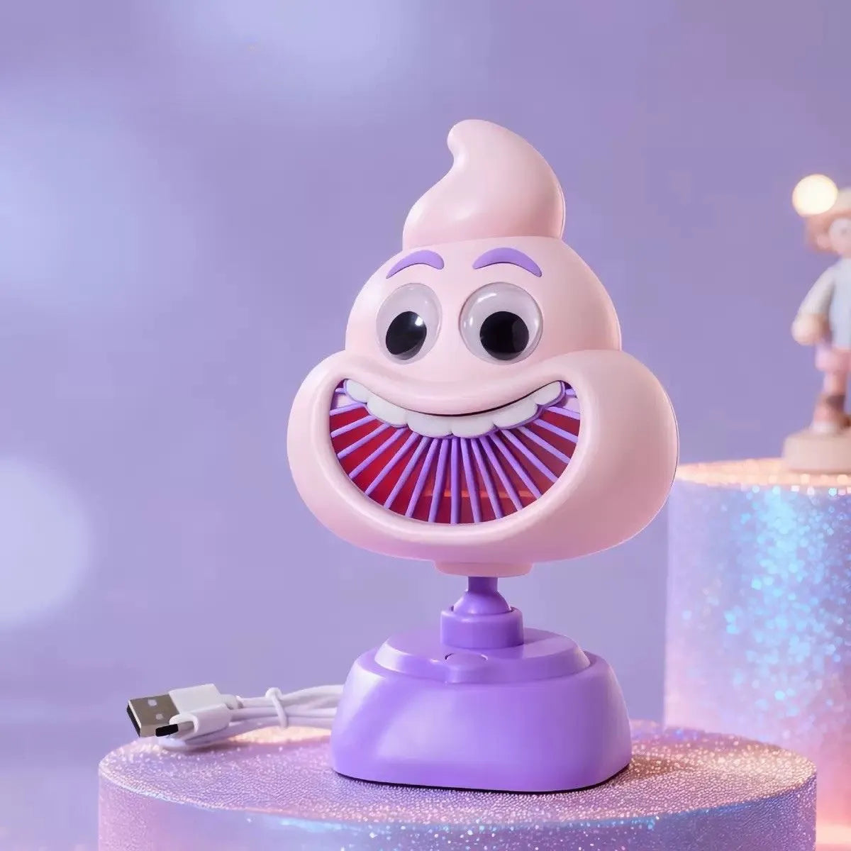 Pink Color Poop Fan - Tinyminymo