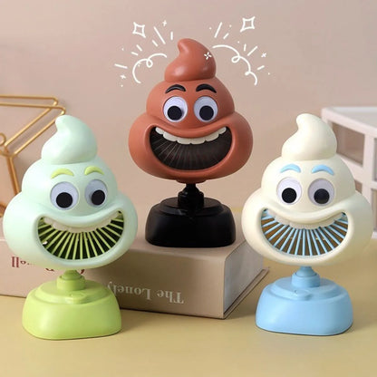 Three Colors of Poop Fans - Tinyminymo
