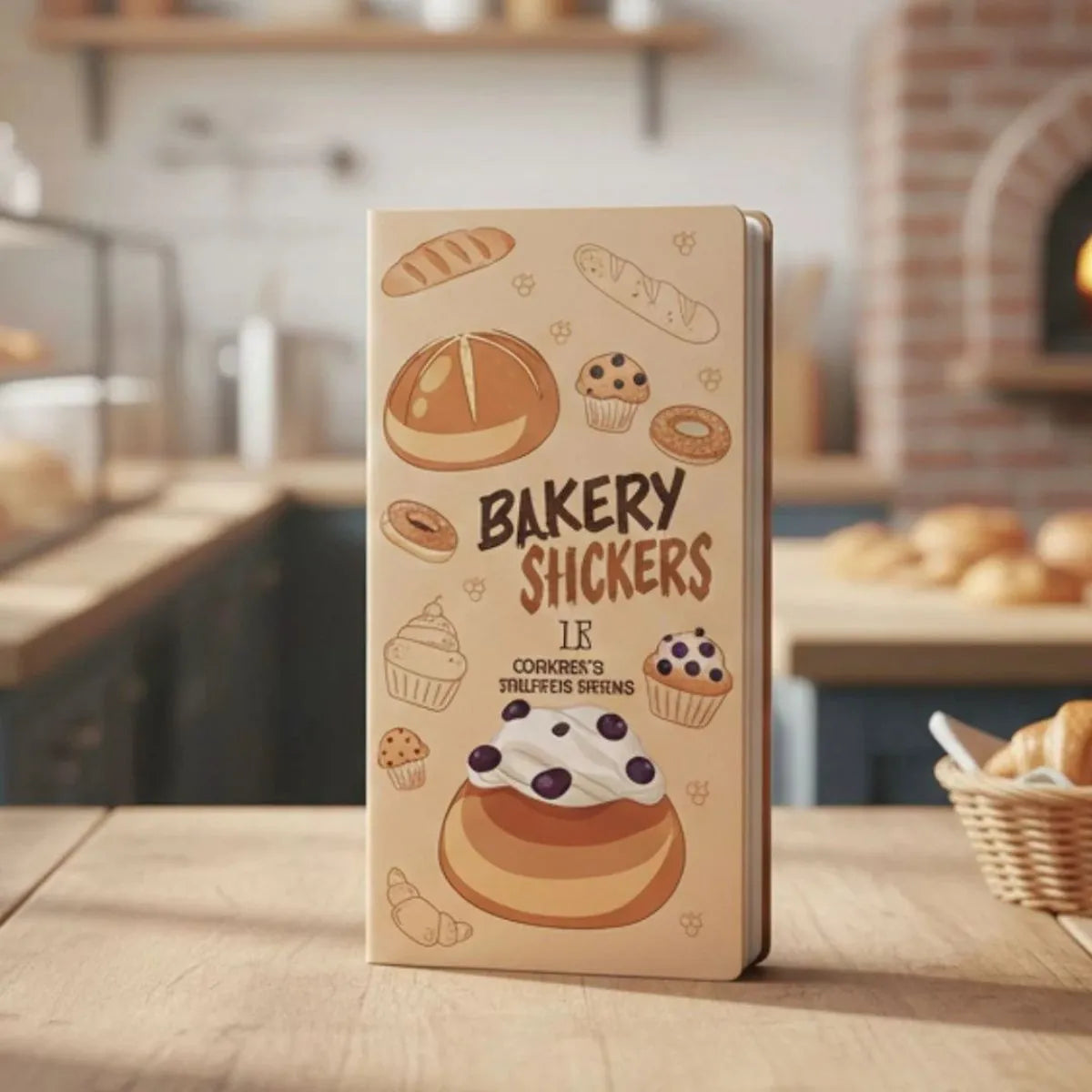 Bakery Shop Themed Sticky Notebook - Tinyminymo