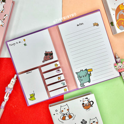 Post It Sticky Notebook - Kitty - Tinyminymo