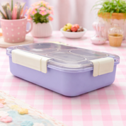 Purple Color Lunch Box in Stainless Steel - Tinyminymo