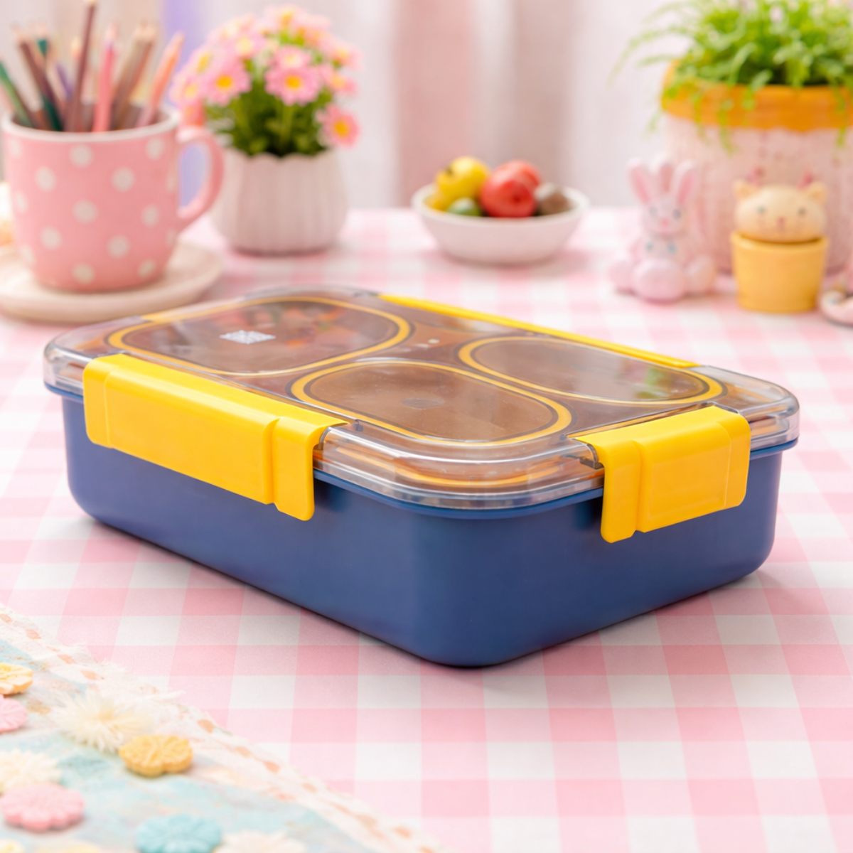 Navy Color Lunch Box - Tinyminymo