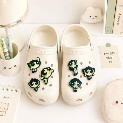 Powerpuff Girls Crocs Decoration - Tinyminymo
