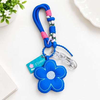 Blue Color Flower Bag Charm - Tinyminymo