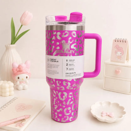 Pink Premium Stanley in Animal Print - Tinyminymo