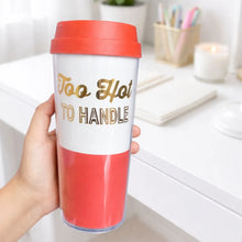 Load image into Gallery viewer, Red and White Pretty Quote Tumbler - Tinyminymo
