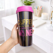Load image into Gallery viewer, Coffee Tumbler in Black Color - Tinyminymo
