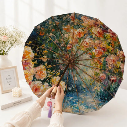 Flower Print Umbrella - Tinyminymo
