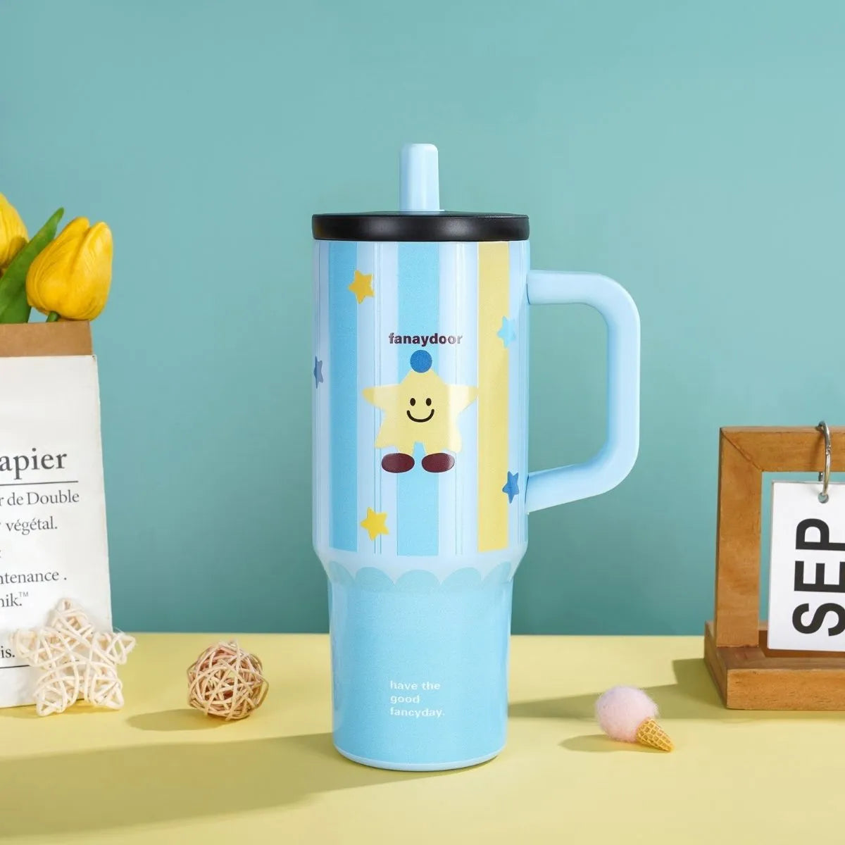 Printed Star Design Sipper - Tinyminymo