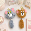 Pull the Tail Plush Keychain