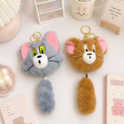 Pull the Tail Tom and Jerry Keychains - Tinyminymo