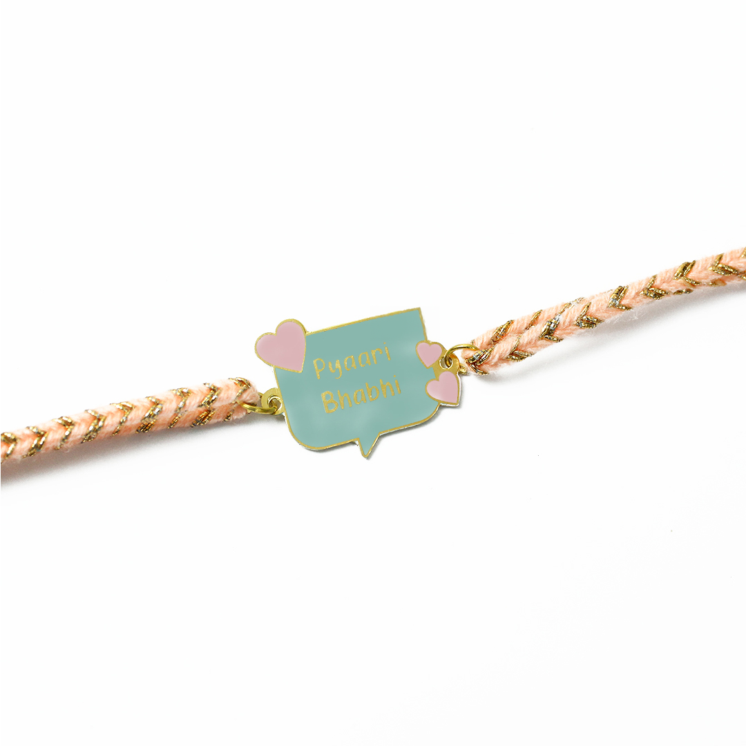 Pyaari Bhabhi Metal Rakhi - Tinyminymo