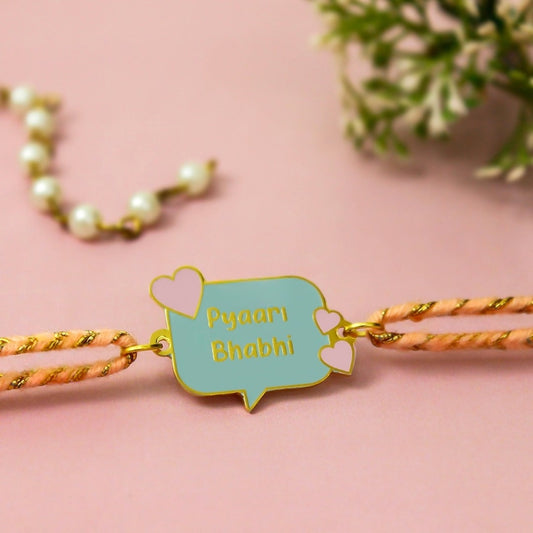Pyaari Bhabhi Metal Rakhi - Tinyminymo