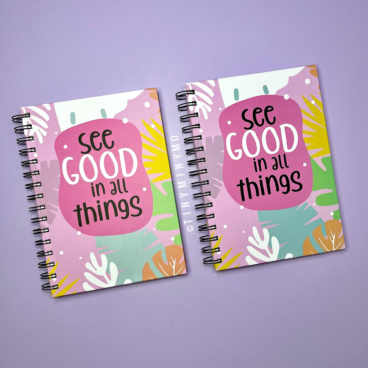 Quote Spiral Diary - See Good in all Things - Tinyminymo